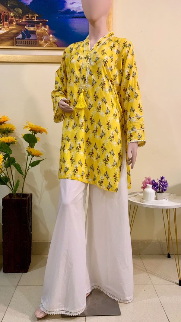 short shirt with Sharara pants